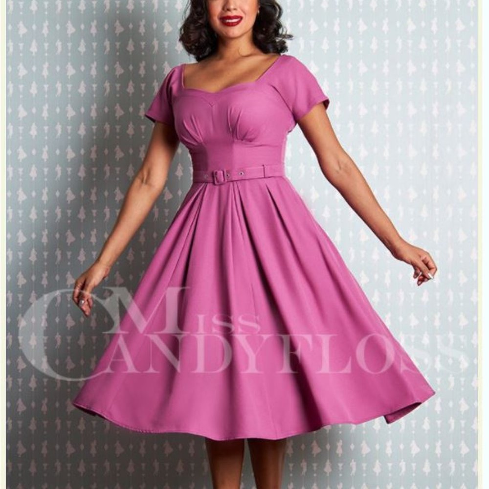Purple Petunia-Viola dress from Miss Candyfloss